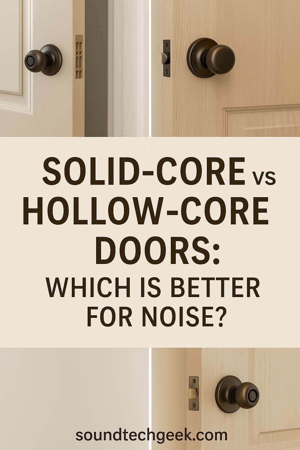 Solid-Core vs. Hollow-Core Doors: Which Is Better for Noise Reduction?