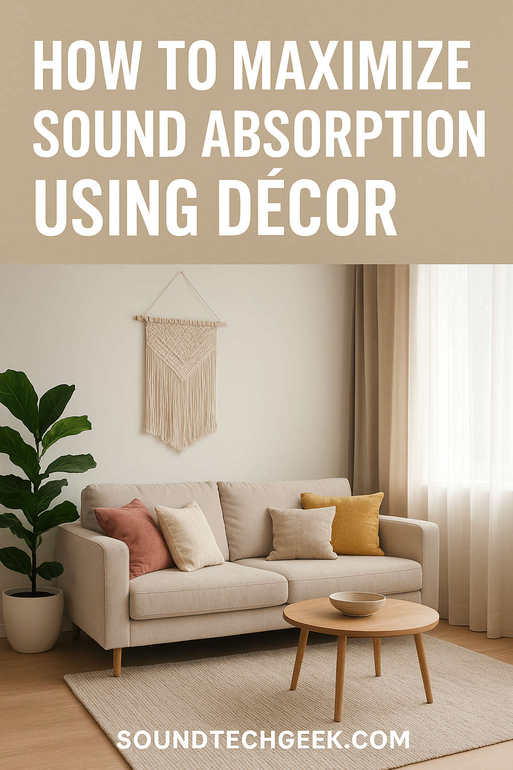 How to Maximize Sound Absorption with Décor