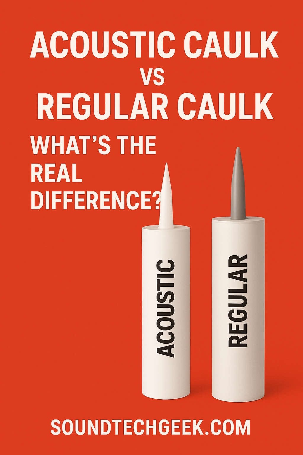 Acoustic Caulk vs Regular Caulk: Full Soundproofing Guide