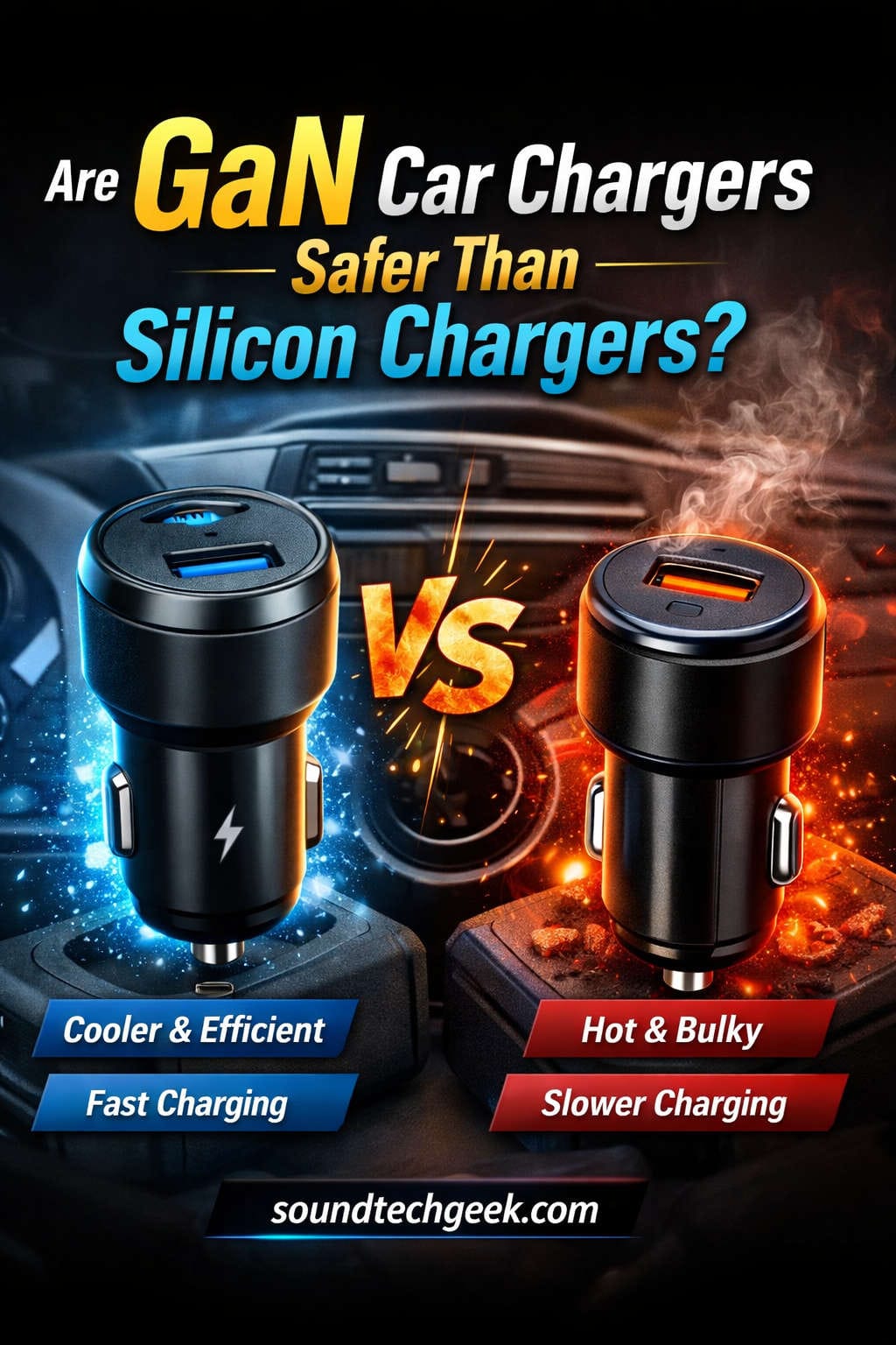 Are GaN Car Chargers Safer Than Silicon Chargers
